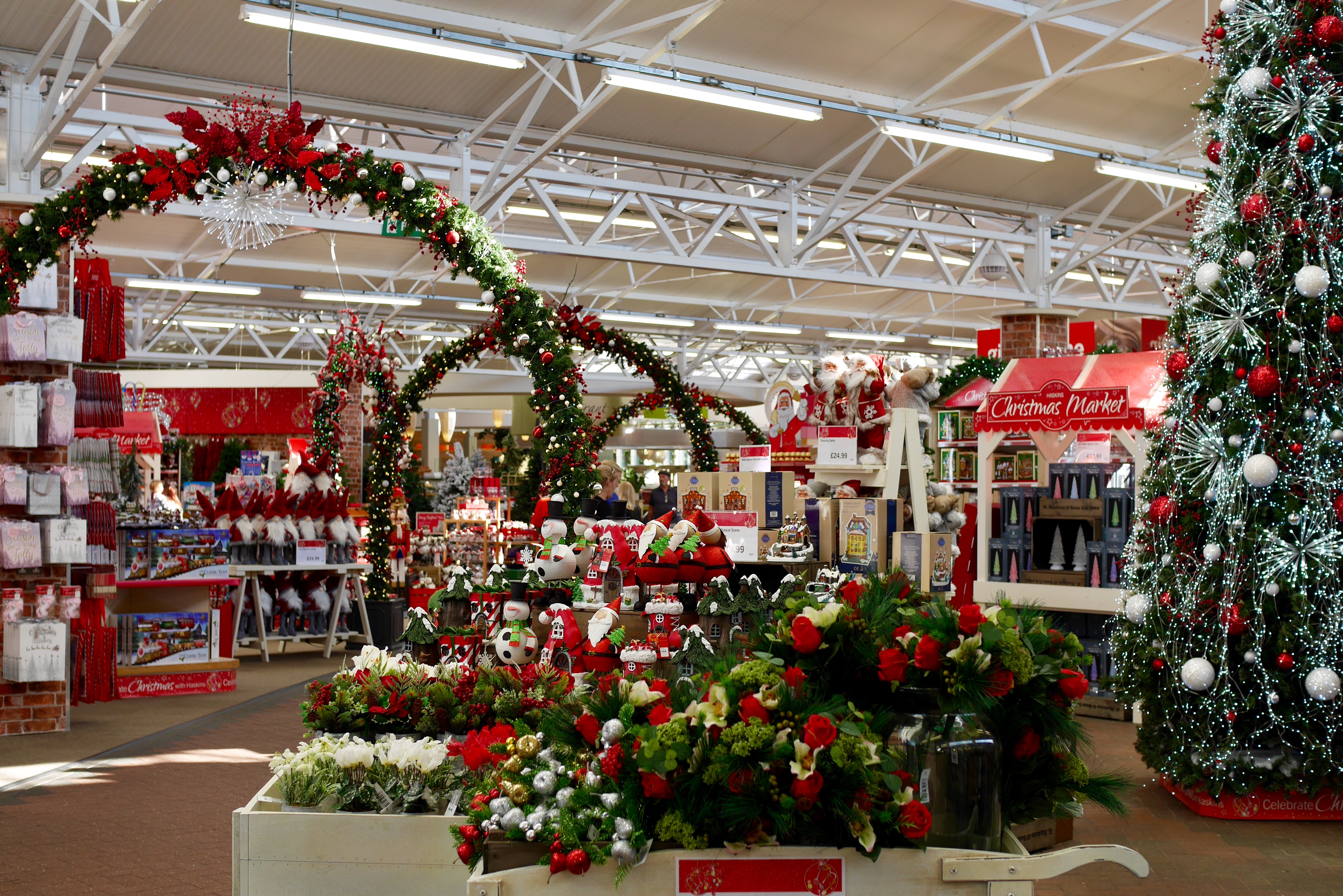  Christmas  department opens at Haskins Garden  Centres  