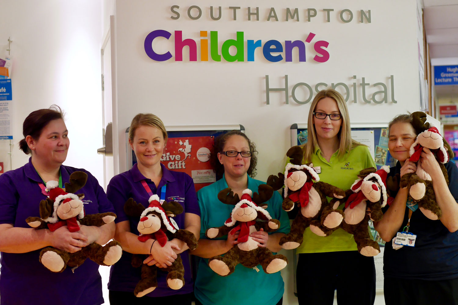 Haskins Garden Centres donate 700 cuddly toy reindeers to good causes